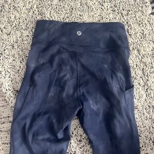 Lululemon Athletica Deep Blue Leggings